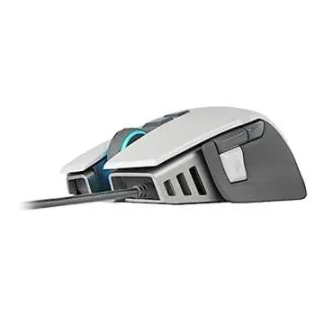 Corsair M65 RGB Elite - FPS Gaming Mouse - 18,000 DPI Optical Sensor - Adjustable DPI Sniper Button - Tunable Weights - White