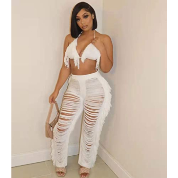 Stylish KANSOON Women's Crochet Swim Cover Up Set