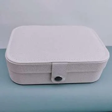 MSLWGTS Mini Jewelry Travel Box for Women & Girls