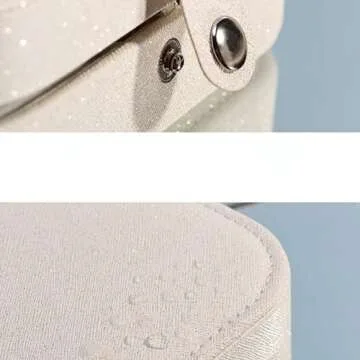 MSLWGTS Mini Jewelry Travel Box for Women & Girls