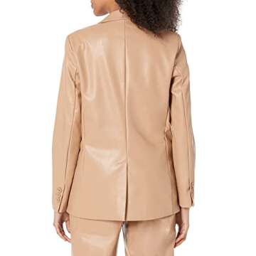 The Drop Women's Anouk Blazer, Camel, M