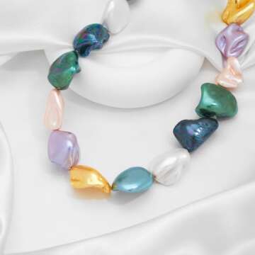 LILIE&WHITE Colorful Shell Necklace - Summer Beach Accessory