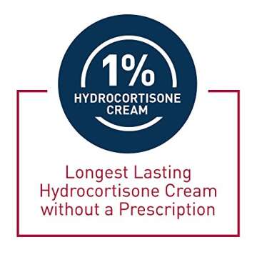 CeraVe 1% Hydrocortisone Anti-Itch Cream, Fragrance-Free Relief for Eczema-Prone & Dry Skin, 1 Ounce