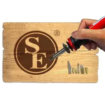 Versatile SE Wood Burning Pen Set - 9 Pieces for Crafting