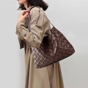 JINMANXUE Fashion Vegan Leather Tote Bag for Women