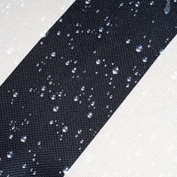 tiggell 4 Pack Waterproof Pillow Covers Outdoor Throw Pillowcases Decorative Garden Cushion Case for Home Garden Patio Couch Balcony Striped (18 * 18 inch, Black & White)