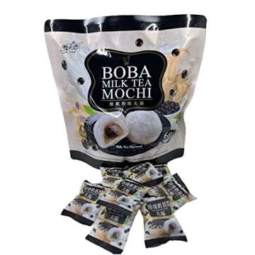Yuki and Love Boba Milk Tea Mochi, 60 Count, 31.8 Oz