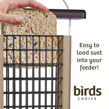 Birds Choice Pileated Suet Bird Feeder with Tail Prop