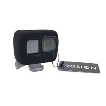 VGSION Wind Noise Reduction Foam Case-Wind Muff for GoPro Hero 13, 12, 11, 10, and 9 Black - Essenti...