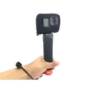 VGSION Wind Noise Reduction Foam Case-Wind Muff for GoPro Hero 13, 12, 11, 10, and 9 Black - Essential Accessory for Clear Audio Recording