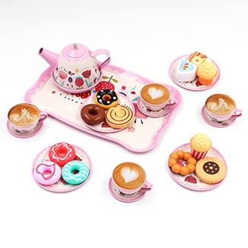 Princess Tea Time Toys for Little Girls, 44PCS Set