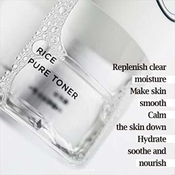 MIDHA Rice Pure Toner - 77% Rice Water Hydrating Formula
