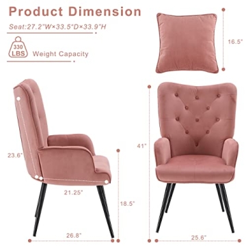 Stylish Iroomy Accent Chair for Living Room and Office