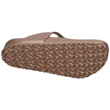 Birkenstock Unisex Gizeh Essentials EVA Sandals, Metallic Copper, 40 R EU