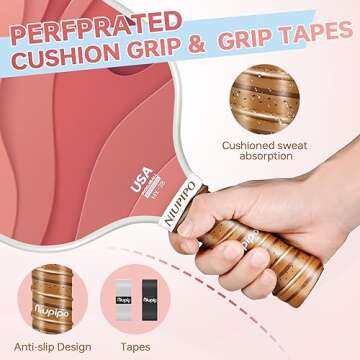 niupipo Pickleball Paddle, USA Approved Lightweight Pickleball Paddle with Fiberglass Surface