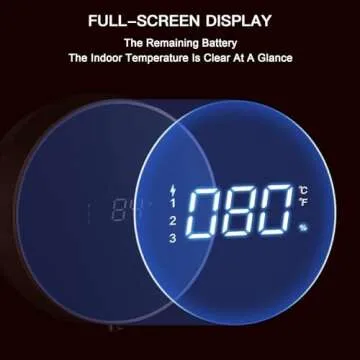 Automatic Soap Dispenser Foaming Hand Free Wall Mount, LED Temperature Display, USB Rechargeable Touchless and Smart Electric Dispenser for Wall, Bathroom, Kitchen,Commercia