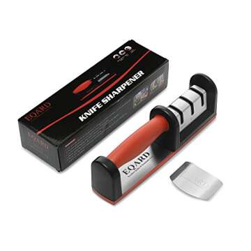 3-Stage Kitchen Knife Sharpener for All Knife Types - Quick Sharpening