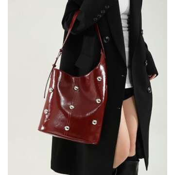 Trendy Studded Hobo Bags for Women - Stylish Commuter Tote