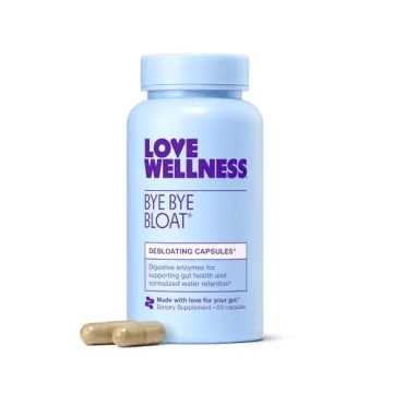 Love Wellness Bye Bye Bloat | Digestive Enzymes for Fast Acting Bloating Relief for Women | Helps Re...