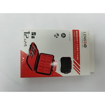 LYNCA 36 Slots Memory Card Case Holder Water-Resistant Anti-Shock Carrying Case for 24 TF and 12 SD Cards Storage Box