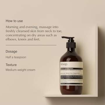 Aesop Geranium Leaf Body Cleanser and Balm Duo for Luxury Care