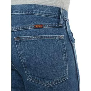 Rustler Men's Classic Relaxed Fit Denim Jeans 30W x 30L