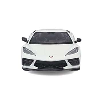 Maisto 1:24 Assembly Line 2020 Chevrolet Corvette Stingray Coupe, White