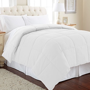 Reversible Microfiber Comforter for All Seasons - Twin Size