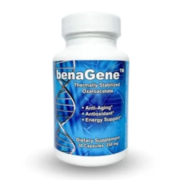 benaGene Oxaloacetate Supplement - Supports Cellular Energy - Thermally Stabilized with Vitamin C - ...