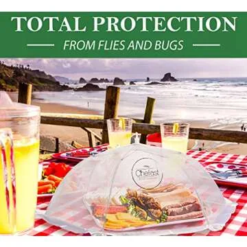 Chefast Food Cover Tent Set - Durable Mesh Food Covers