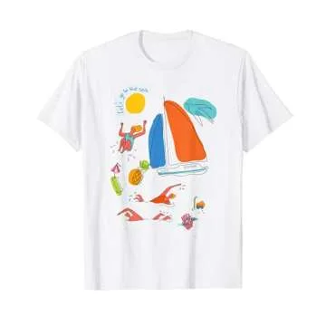 Let's Go To The Sea - Fun Family Sailing Vacation T-Shirt