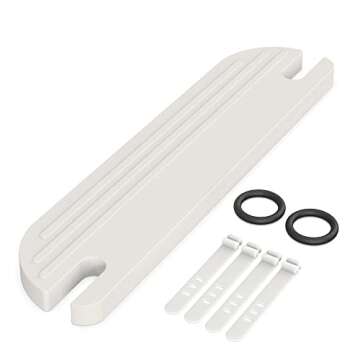 White IKEA High Chair Foot Rest, Compatible with Antilop Chairs | Adjustable, Reversible & Non-Slip ...