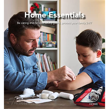 330 Piece First Aid Kit Waterproof Medical Kit Compact Trauma