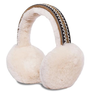 UGG Women's Sheepskin Tasman Earmuffs for Cold Weather Comfort