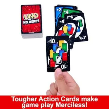 Mattel UNO Show 'em No Mercy Card Game for All Ages