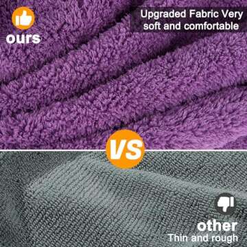 Dog Bathrobe Super Absorbent Dog Towels for Drying Dogs Large Quick Drying Dog Robes for After Bath Soft Dog Drying Towel Adjustable Dog Drying Coat to Keep Dog Warm(S-XXL)