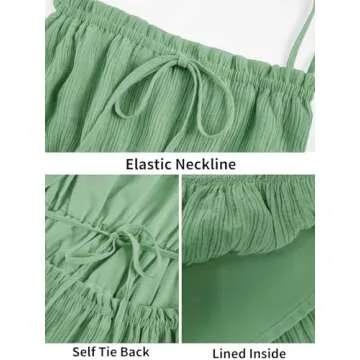 Wenrine Women's Summer Beach Dresses with Pockets