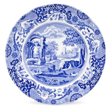 Spode Blue Italian Dinner Plates - Set of 4 (10.5 inch Dinner Plate)