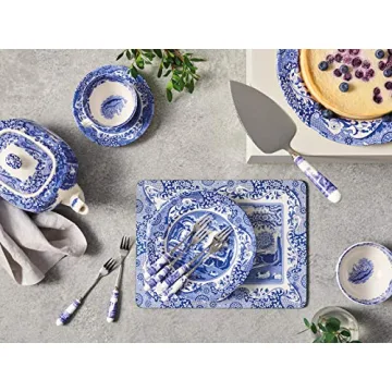 Spode Blue Italian Dinner Plates - Set of 4 (10.5 inch Dinner Plate)