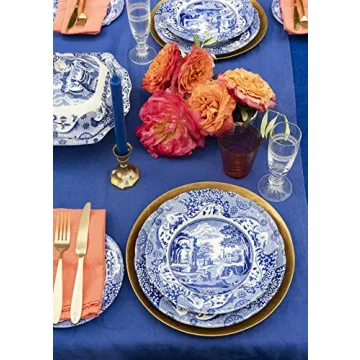 Spode Blue Italian Dinner Plates - Set of 4 (10.5 inch Dinner Plate)