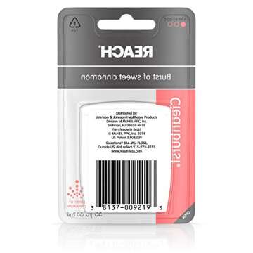 Reach Cleanburst Waxed Dental Floss - Cinnamon Flavor, 55 Yards