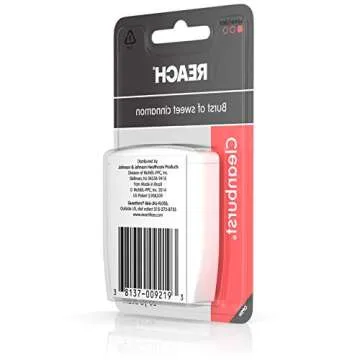 Reach Cleanburst Cinnamon Flavored Dental Floss 55 Yards