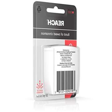 Reach Cleanburst Cinnamon Flavored Dental Floss 55 Yards