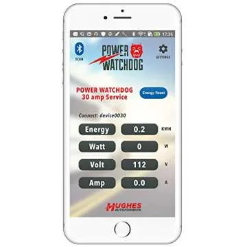 Power Watchdog PWD30, Bluetooth Surge Protector, 30 Amp, Portable