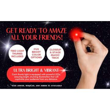 D'lite Magic Thumb Lights – Easy Trick for All Magicians