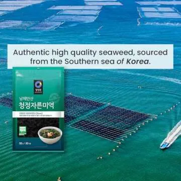 Chung Jung One O'Food Dried Seaweed, Korean Miyeok Baby Wakame Cut Flakes for Miyeokguk Miso Soup Se...