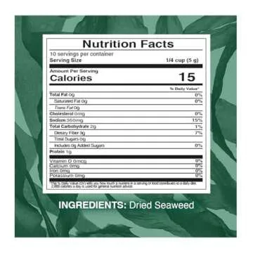 Chung Jung One O'Food Dried Seaweed, Korean Miyeok Baby Wakame Cut Flakes for Miyeokguk Miso Soup Sea Weed Salad, Product of Korea, 50g, 20 Servings, Pack of 2