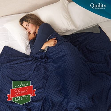Quility Weighted Blanket for Adults 20 LB Queen Size Heavy Blanket