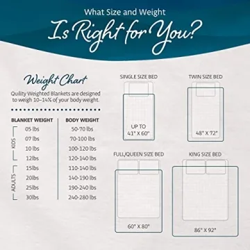 Quility Weighted Blanket for Adults 20 LB Queen Size Heavy Blanket