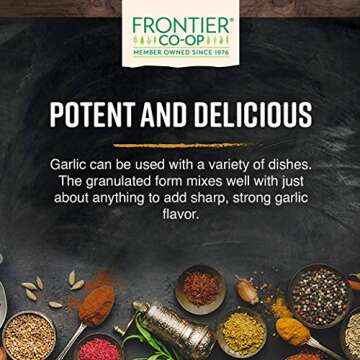 Premium Frontier Co-op Garlic Granules for Culinary Delight